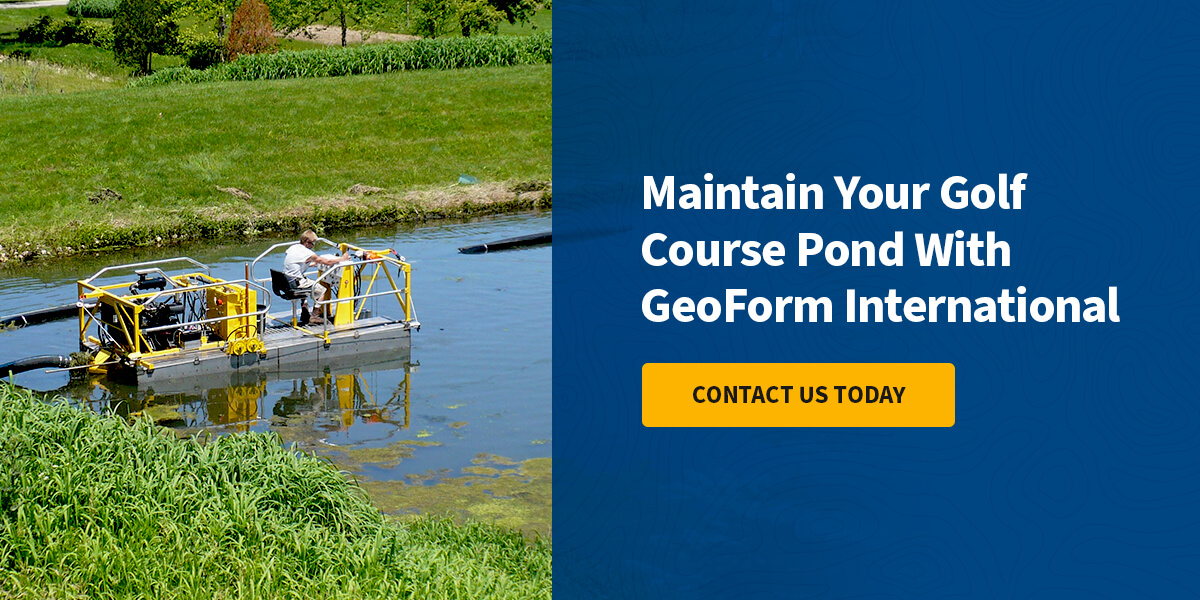 Maintain Your Golf Course Pond With GeoForm International