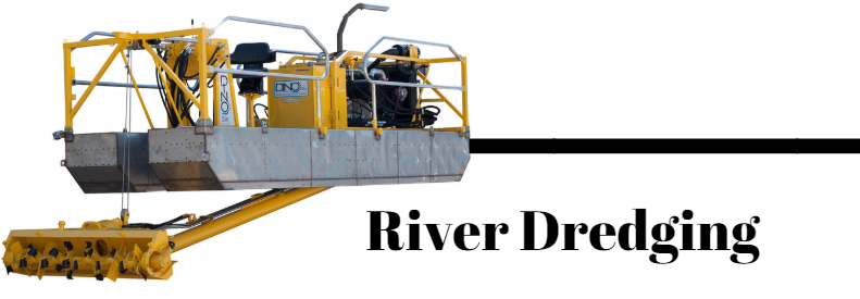 The Dino6 Dredge, a river dredging machine
