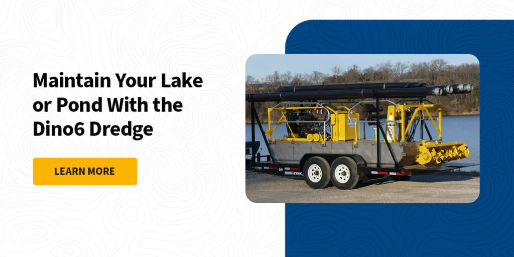 Maintain Your Lake or Pond With the Dino6 Dredge
