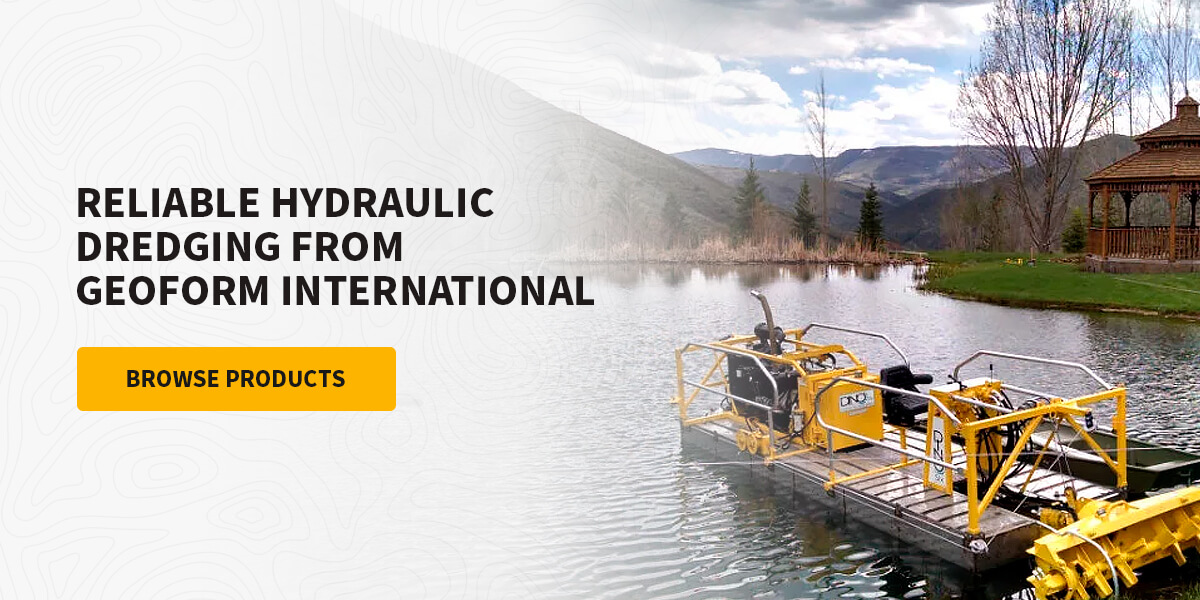 reliable hydraulic dredging from GeoForm International